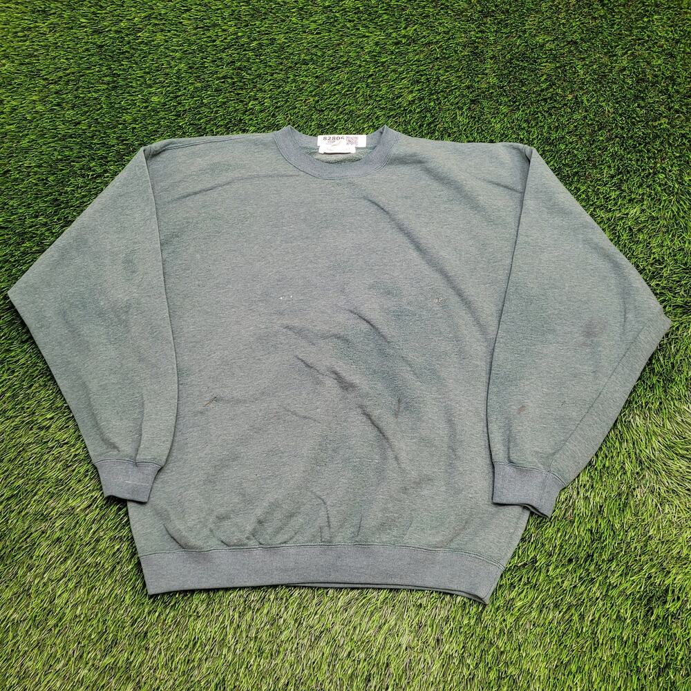 Vintage 80s GAP Sport Sweatshirt M 22x25 Sun Faded Cropped Baggy Boxy